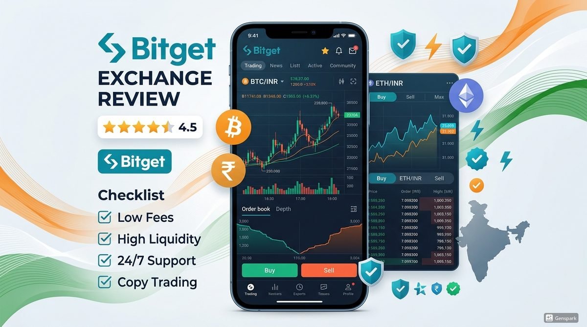 Bitget Review India — Fees, Features, Safety & Honest Guide
