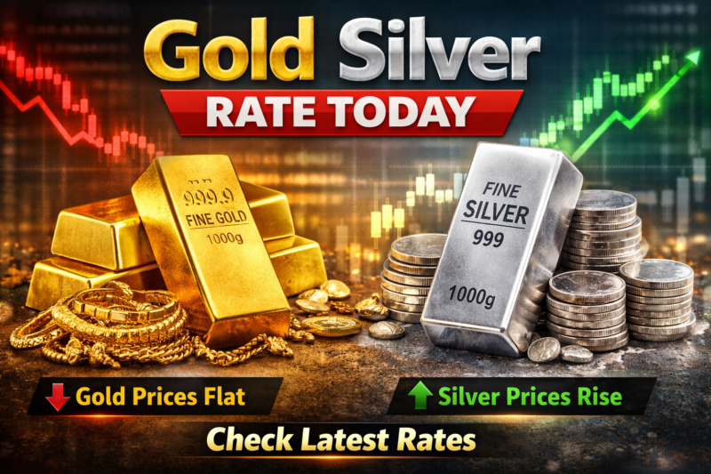 Gold Silver Rate Today: Gold Loses Shine Today, Silver Attracts Buyers — See Latest Rates